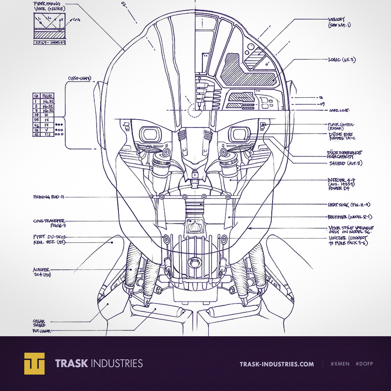 Illustration for article titled These Blueprints Expose The Innards Of Your Favorite Fictional Robots